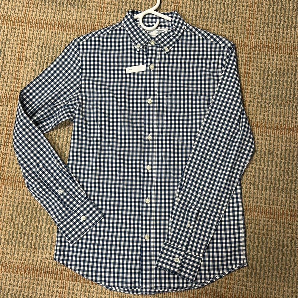 Old navy boys slim fit everyday button down shirt